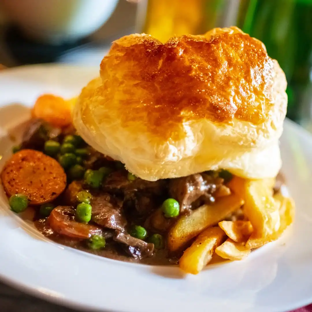 English Food Steak and Ale Pie